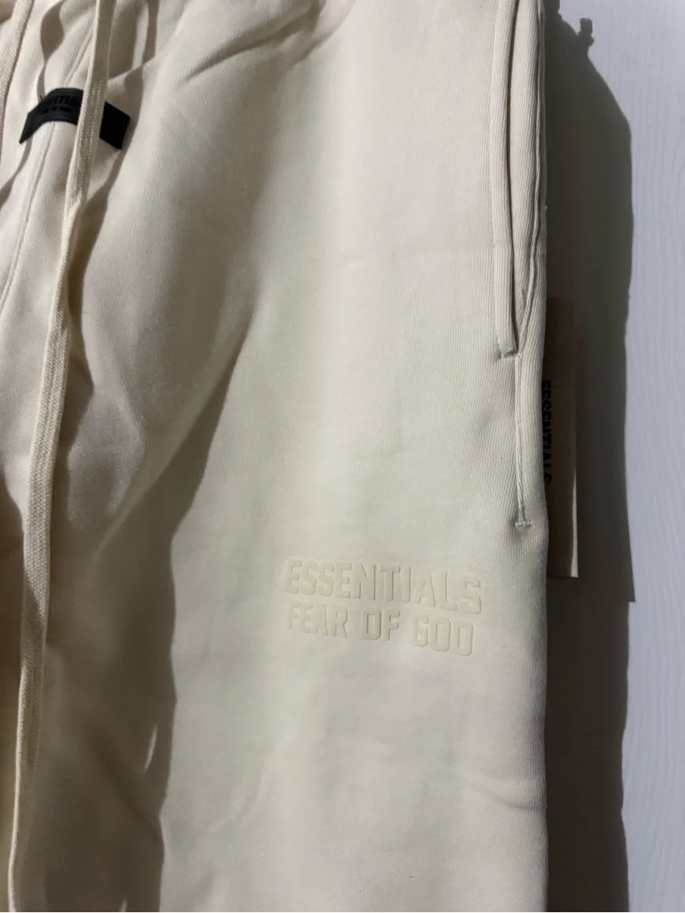 Fear of God Essentials Men's Cream/Drawstring Sweatpants